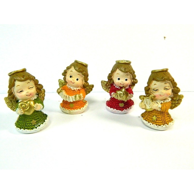 Lavoretti Di Natale Presepe.Angeli Musicanti Cm 3 5 Angioletti Suonanti Lavoretti Scuola Natale Presepe Ebay