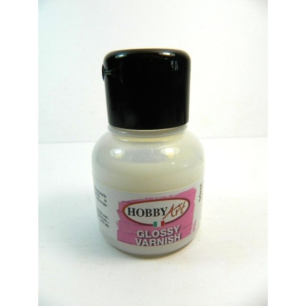 Glossy varnish to be applied on colors - 50 / 250ml - Nativity Decorations