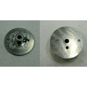 Puleggia in Metallo con Tre Fori - Diametro Asse 5 mm