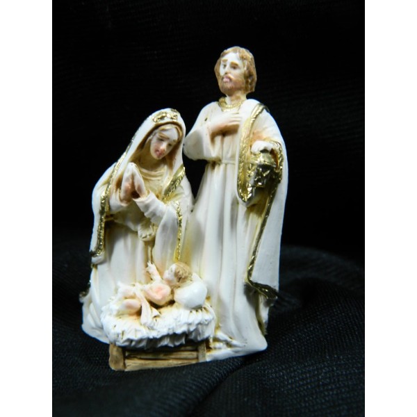 Mini Nativity Cm 4x6x9h - Crafts School Gift Idea Nativity Christmas