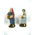 Complete Series 20 Terracotta Cm 6 Shepherds in Palestinian Nativity Style