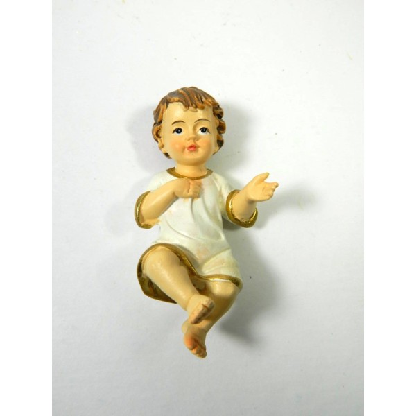 Gesù Bambino in Resina Cm 4,5 - Bimbo Bambinelo Natività Pastori Presepe