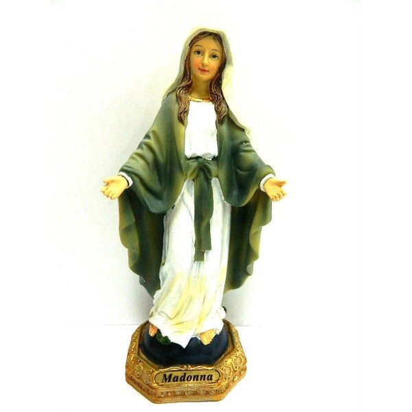 Statua Madonna Immacolata in Resina Cm 22 - Arte Sacra Santo Idea Regalo