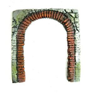 Arco in Resina 13,5x15,5x1 Cm - mod.2 - Porta Portone Pastori Presepe