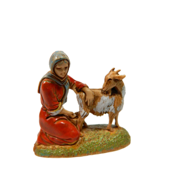 Shepherd Woman with Capra Landi Moranduzzo CM 6 - Shepherd Nativity