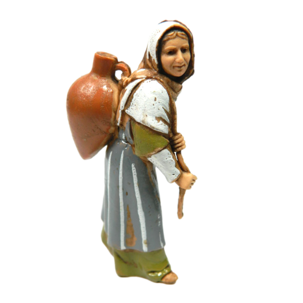 Shepherd Woman with Amphora Landi Moranduzzo 10 Cm - Shepherds Nativity