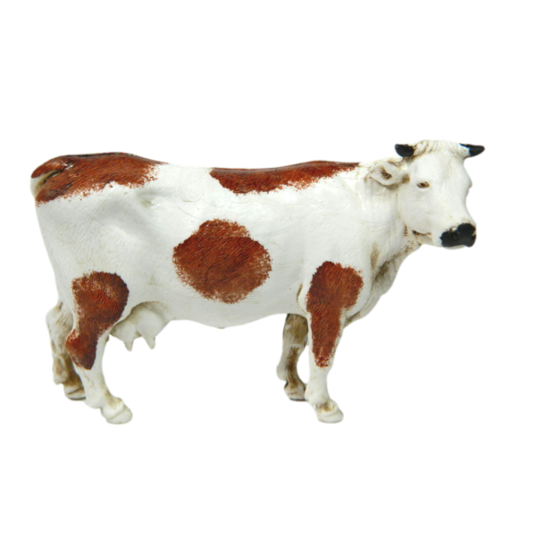 Spotted Cow Landi Moranduzzo for High Shepherds 10 cm - Animals for Nativity Scene
