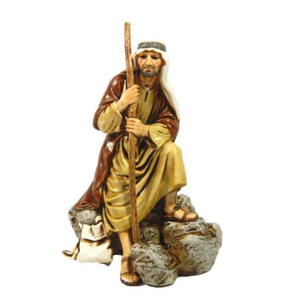 Guardian Shepherd Landi Moranduzzo 13 cm - Shepherds for Nativity Scene
