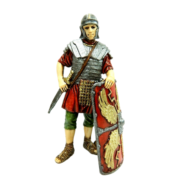 Roman Soldier Shepherd Landi Cm 13 Warrior with Shield Nativity Shepherds