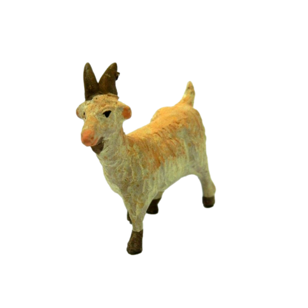 Terracotta Goat for Tall Shepherds Cm 9/10 - Animals for Nativity Scene