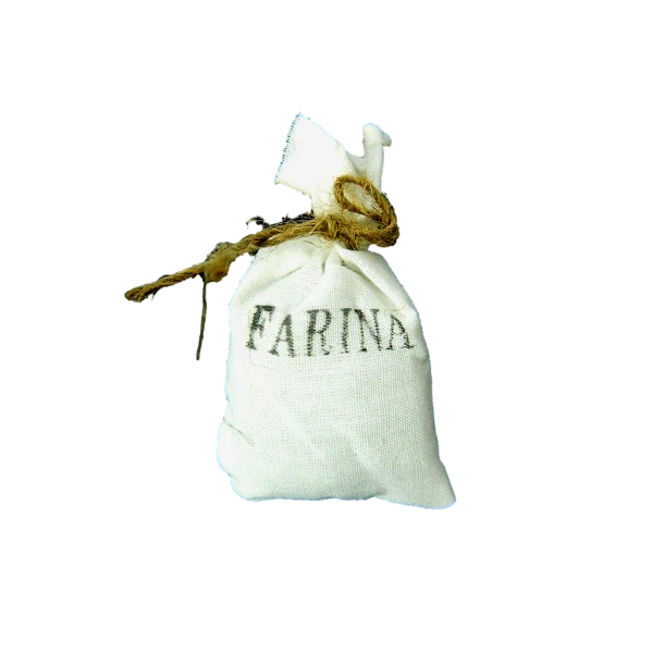 Sack Flour Cm 4x7 - Wheat Farm Peasant Shepherds Nativity