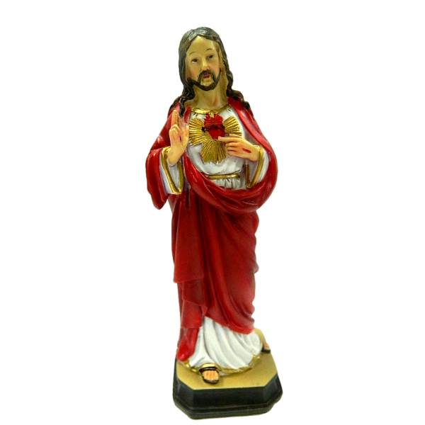Statue Cm 20 Sacred Heart of Jesus in Resin Sacred Art Holy Gift Idea