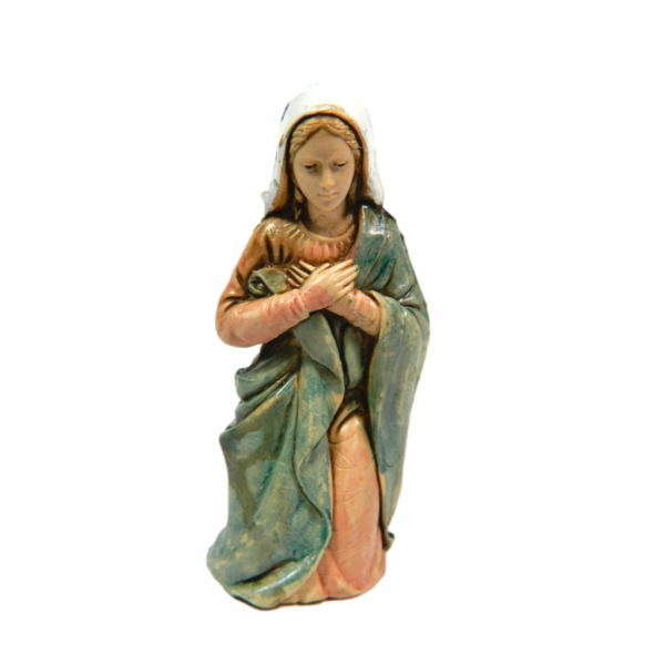 Statuine Per Il Presepe Di Terracotta Natività, Sacra Famiglia Cm 8