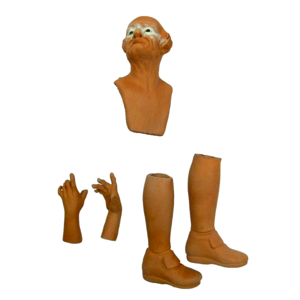 Modular Terracotta Shepherd 20/25 Cm - Seller Head Hands and Feet