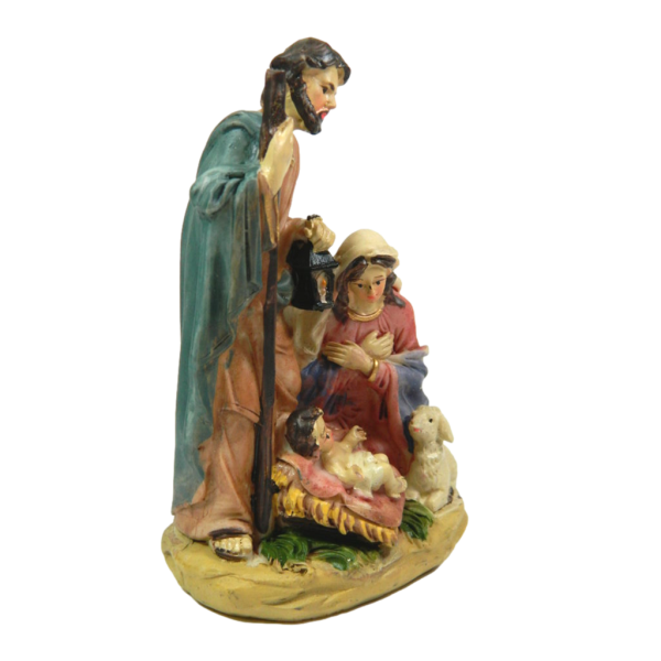 Natività cm 5x7x12h - Sacra Famiglia Idea Regalo Natale - Pastori per  Presepe, Gambardella Pastori e Presepi