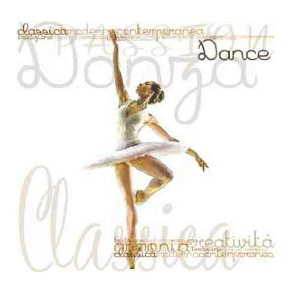 Quadro Ballerina Danza Classica Mod.3 Stampa su Mdf o Tela Swarovski Pannello