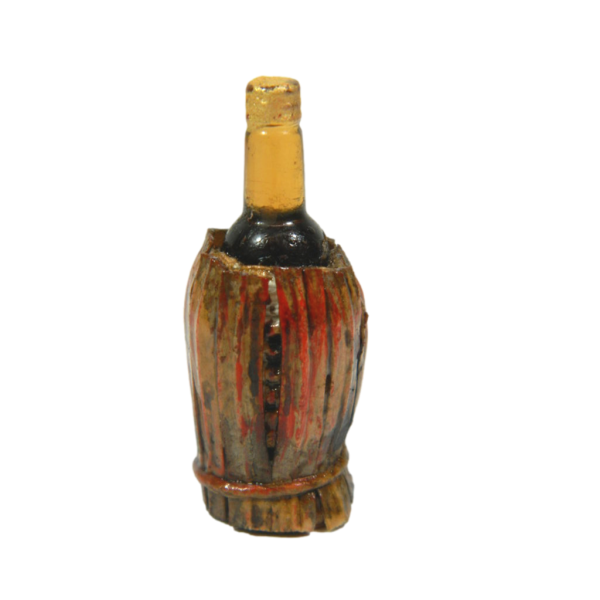 Stuffed Wine Flask Cm 3,5/4.5h - Choice of Model - Scenography for Nativity Scene
