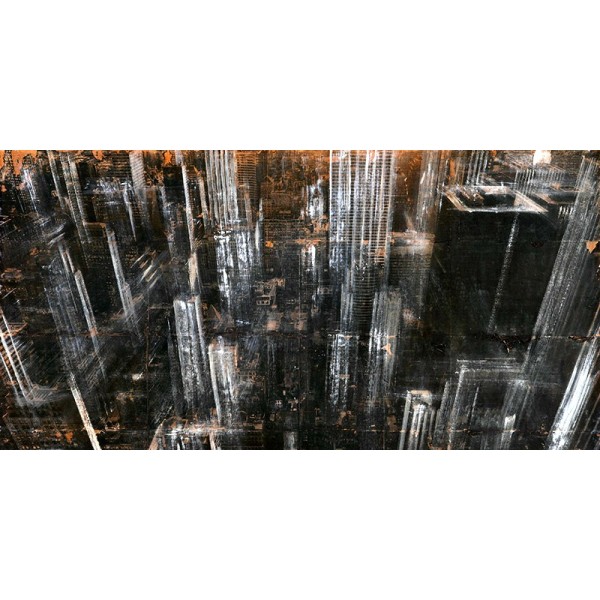Quadro New York City 1.1 Grattacieli Stampa su Mdf o Tela Swarovski Pannello