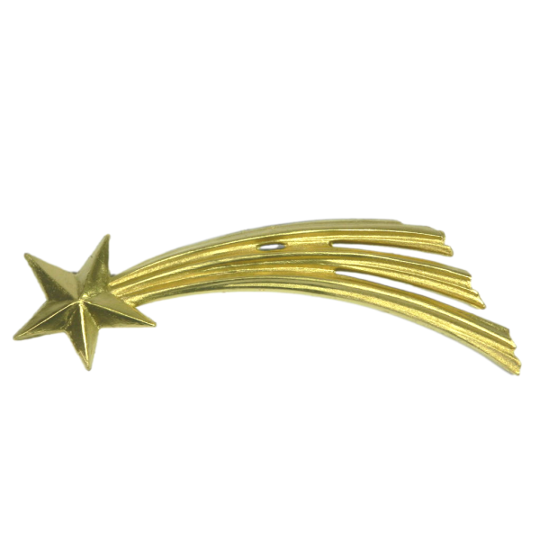 Stella Cometa Grande Color Oro Cm 19 - Presepe per Pastori