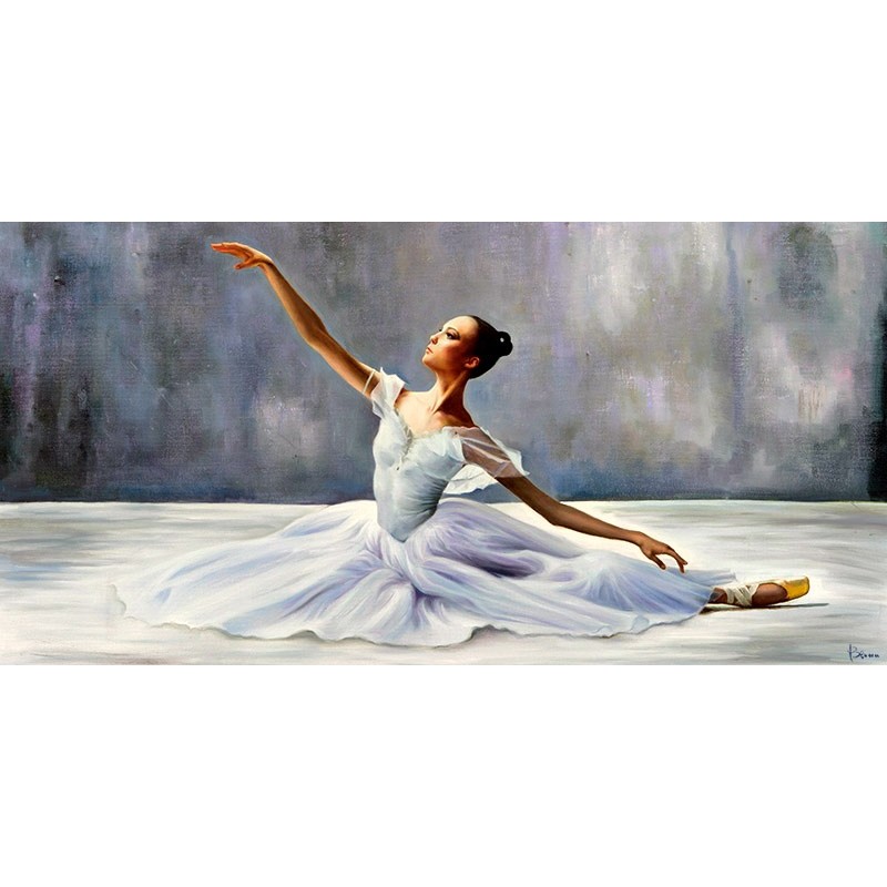 Quadro Ballerina Danza Classica 4 Stampa Su Mdf O Tela Swarovski Pannello Casa