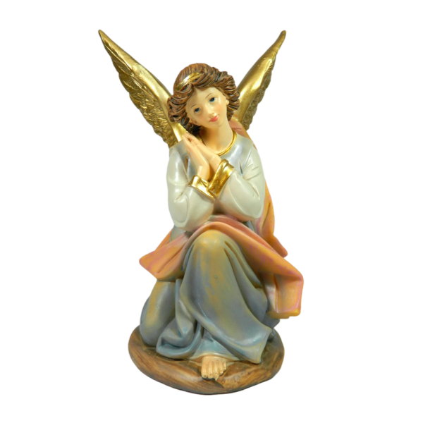 Kneeling Angel Cm 22 - Glory Shepherds Gift Idea for Nativity Scene