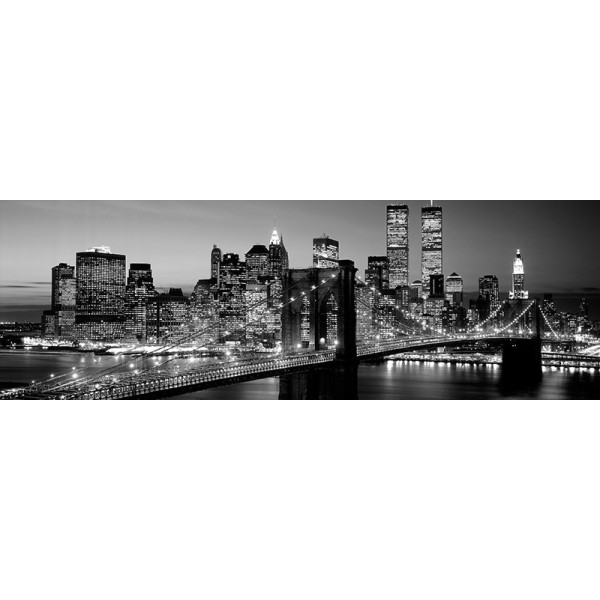 Quadro Ponte Brooklyn Manhattan 12 New York Stampa su Mdf o Tela Swarovski  Casa