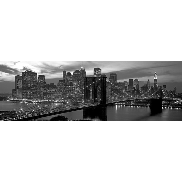 Quadro Ponte Brooklyn Manhattan 7 New York Stampa su Mdf o Tela Swarovski Casa