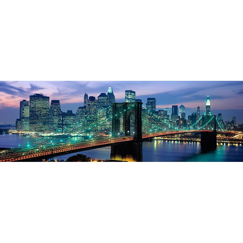 Quadro Ponte Brooklyn Manhattan 12 New York Stampa su Mdf o Tela Swarovski  Casa