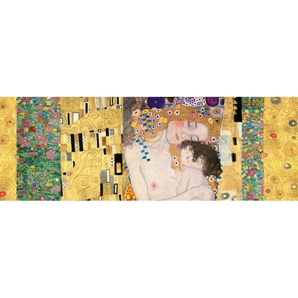 Quadro GUSTAV KLIMT Klimt Patterns Deco Panel Stampa su Mdf Tela Swarovski Casa