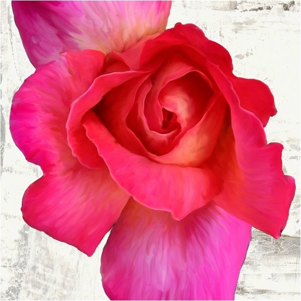 Quadro Piante Fiori Rose di Primavere N 1 Stampa Mdf Tela Swarovski Arredo Casa